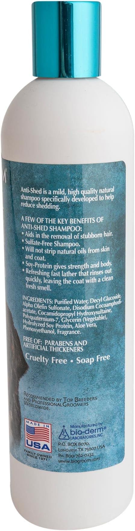 Bio Groom Anti Shed shampoo