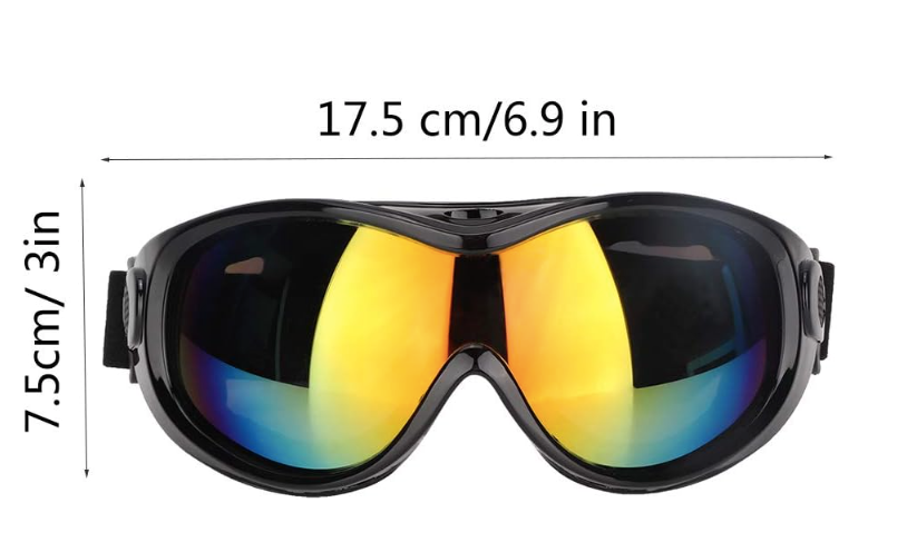 TRANSPARENT SUNGLASSES MEDIUM - LARGE DOG