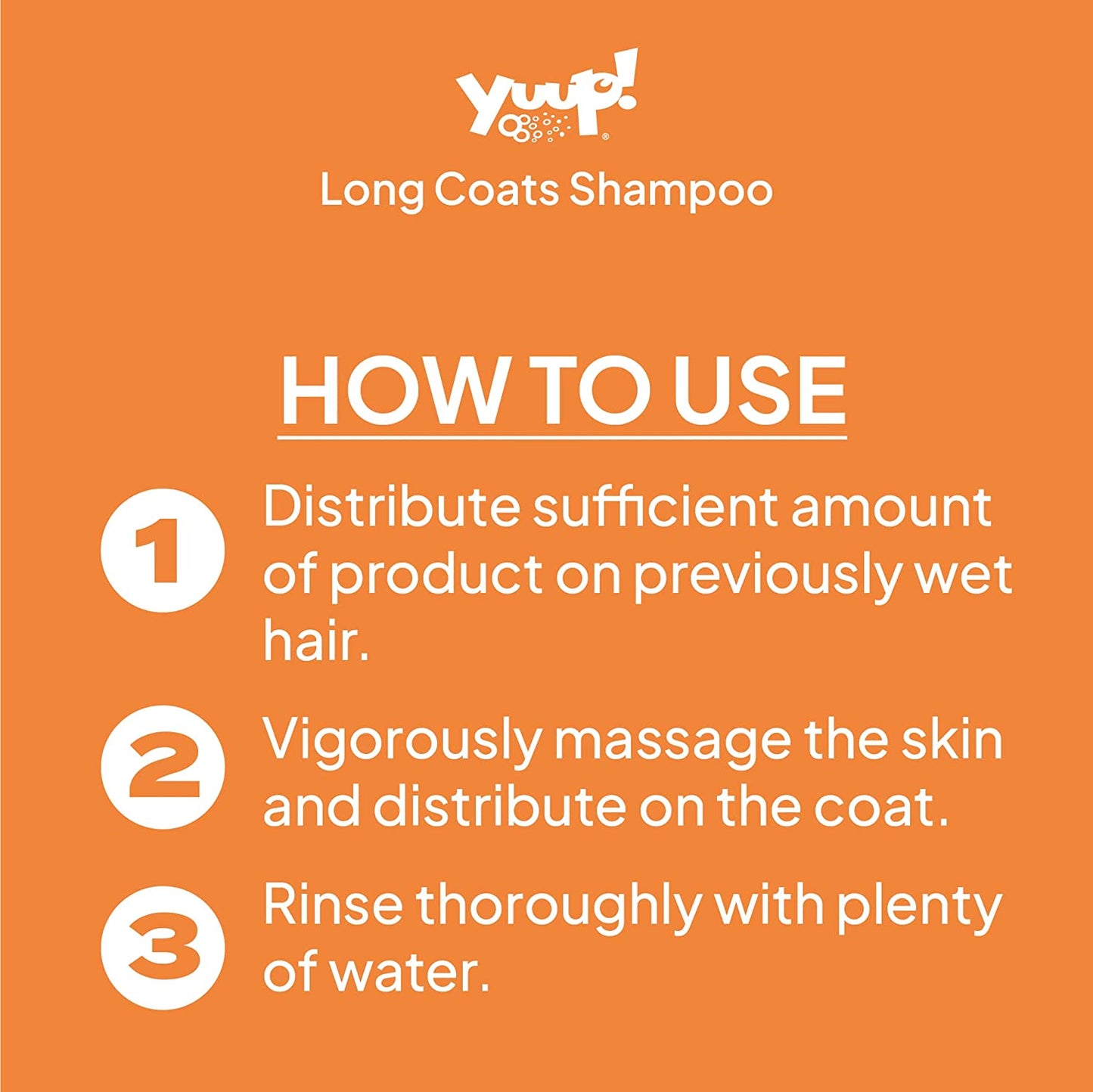 Long coats shampoo