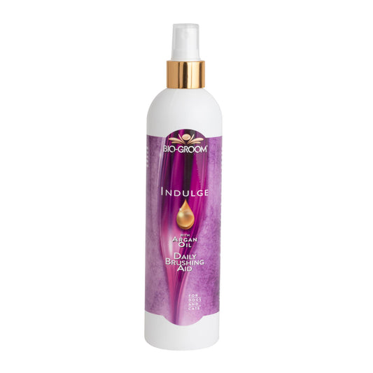 Indulge argan oil brushing aid spray