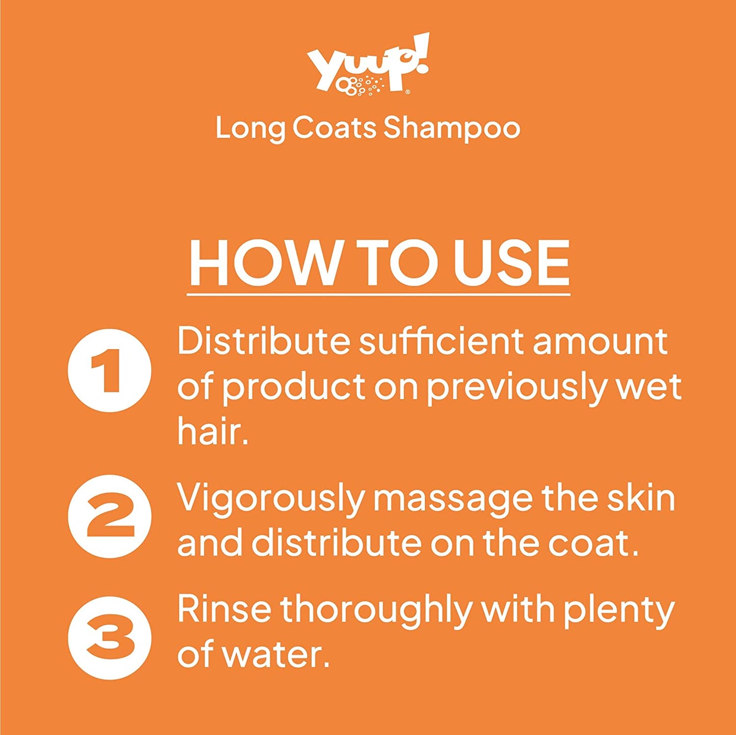 YUUP! Long coats shampoo