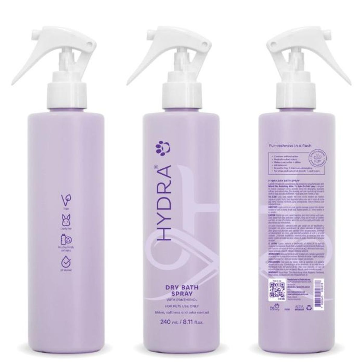 NY!!!  Hydra Retail Fast Shower 240ml